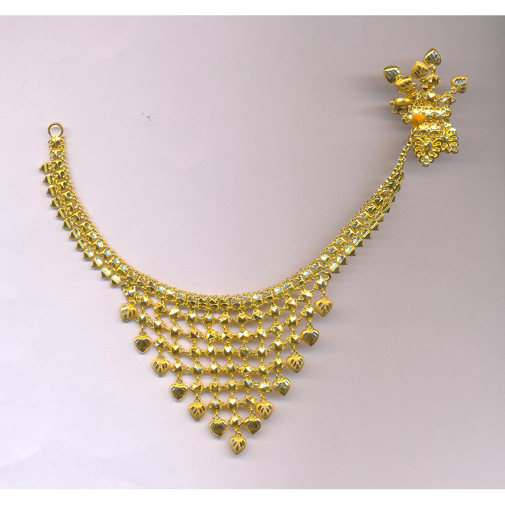 GOLD HALF SET ROUND PLAIN FANCY