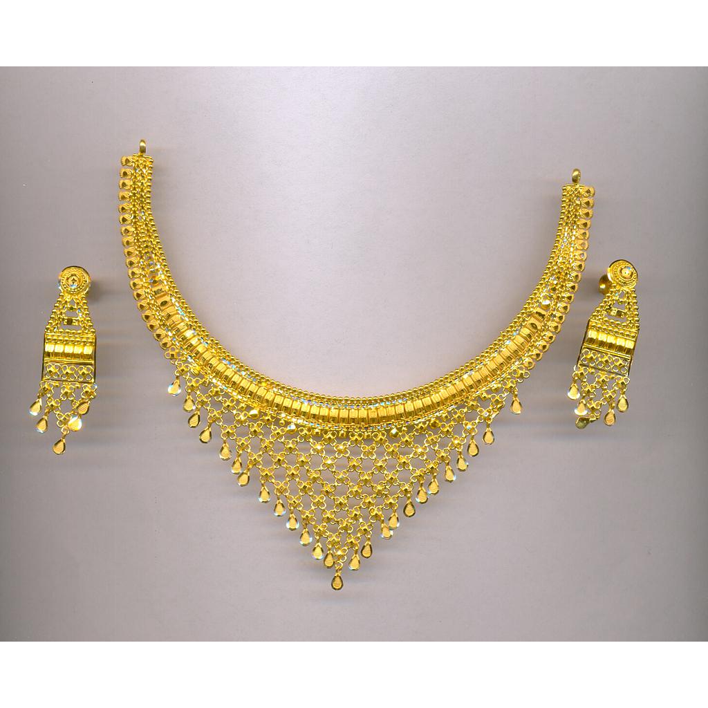 GOLD HALF SET ROUND PLAIN FANCY