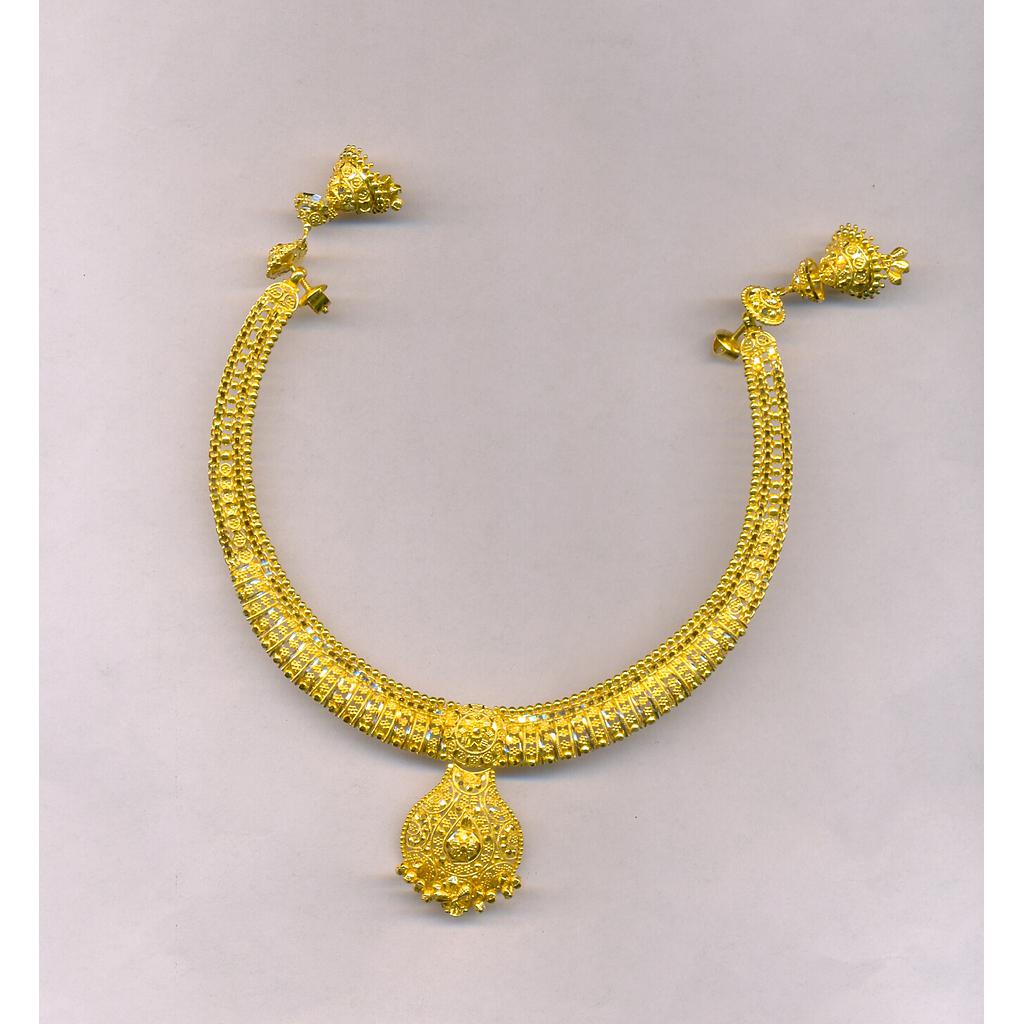 GOLD HALF SET ROUND PLAIN FANCY