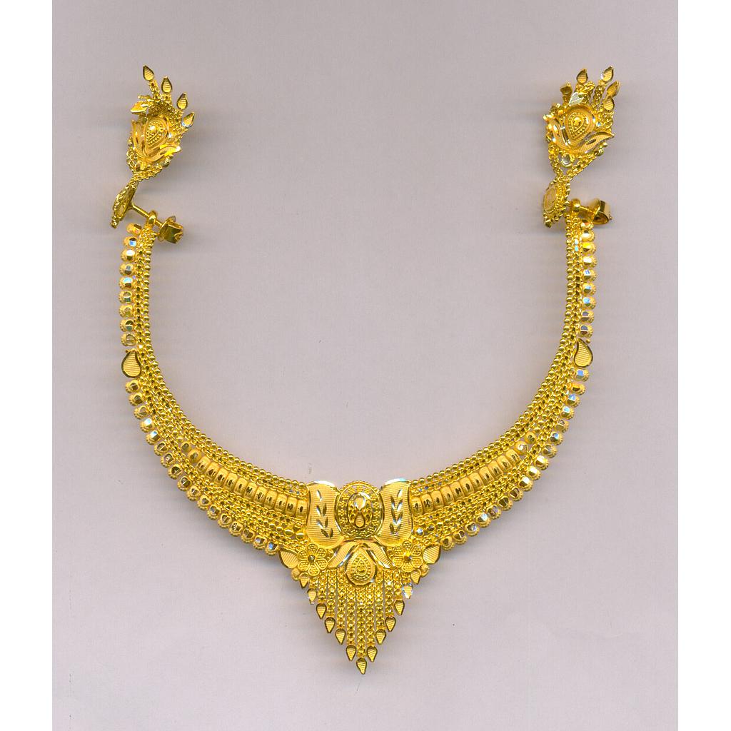 GOLD HALF SET ROUND PLAIN FANCY
