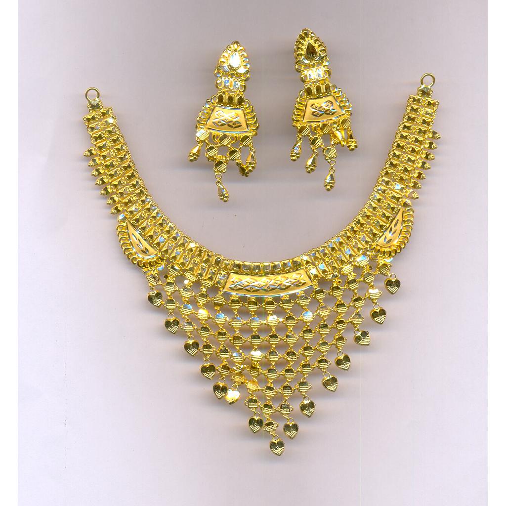 GOLD HALF SET ROUND PLAIN FANCY