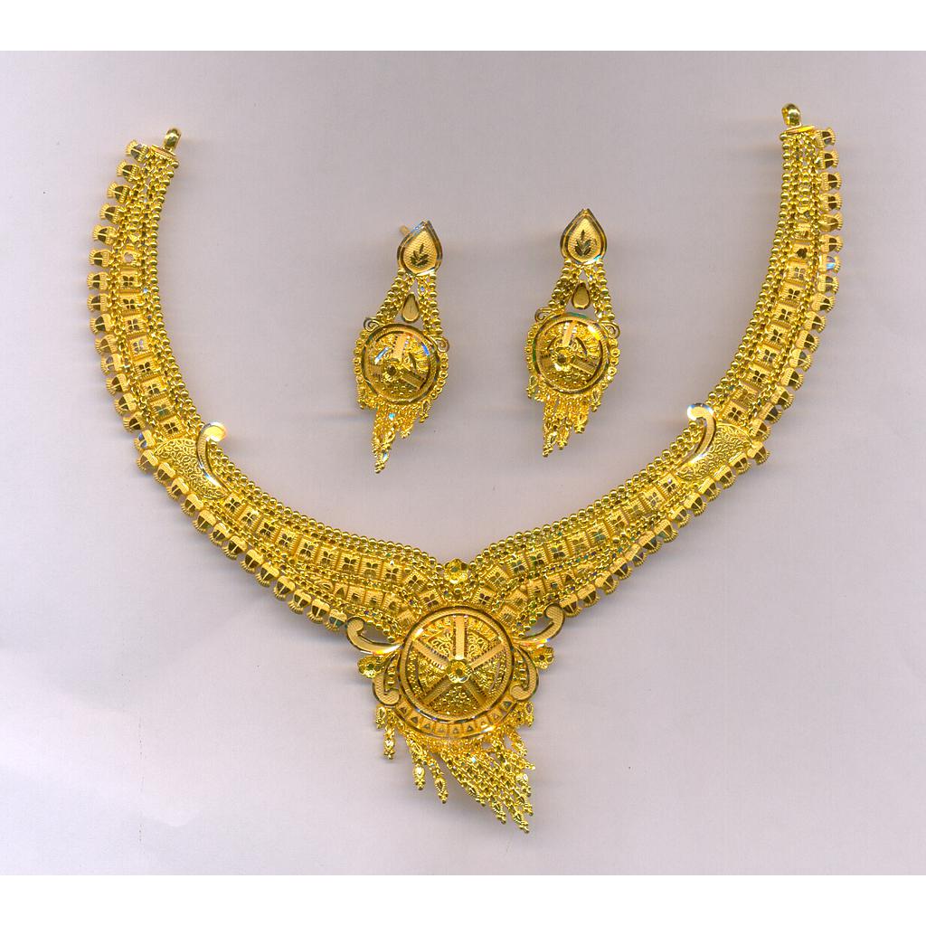 GOLD HALF SET ROUND PLAIN FANCY