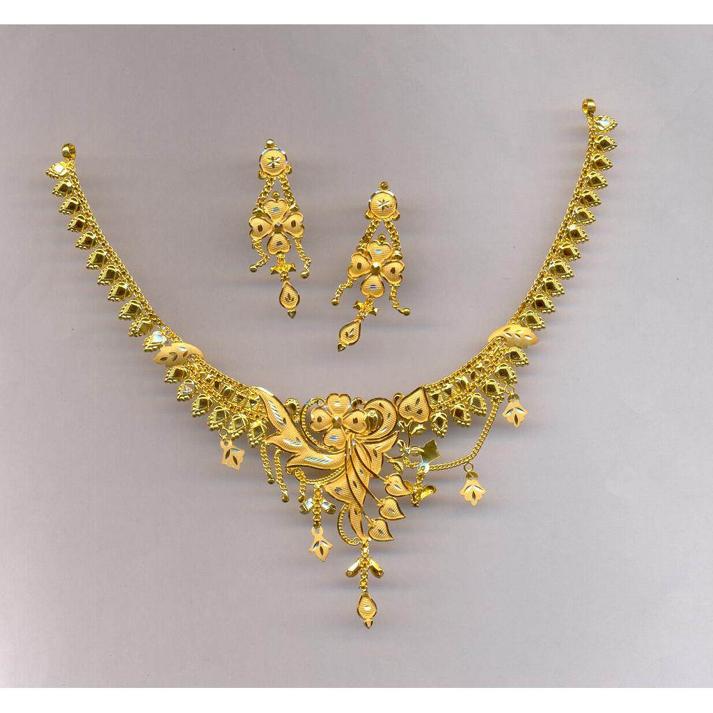 GOLD HALF SET ROUND PLAIN FANCY