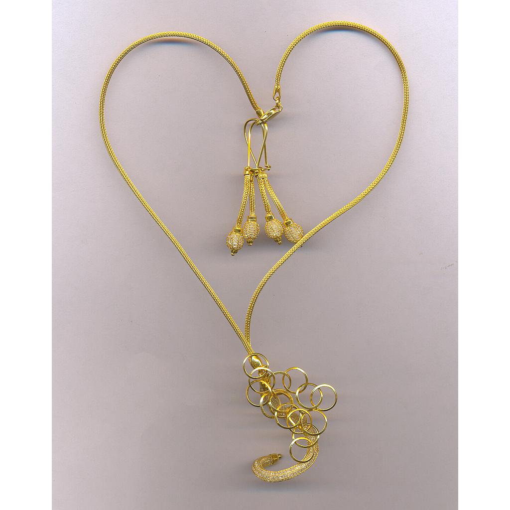 GOLD HALF SET ROUND PLAIN FANCY