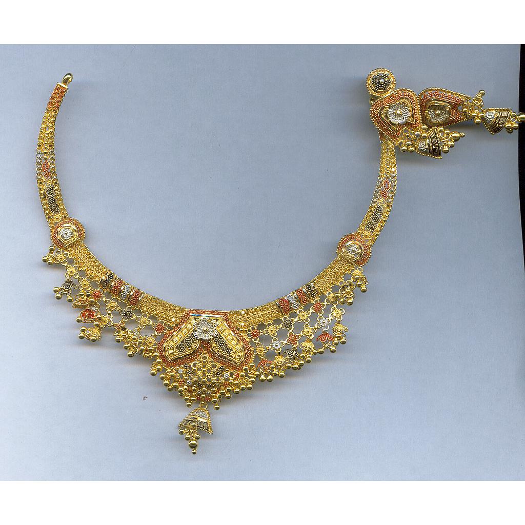 GOLD HALF SET ROUND PLAIN FANCY