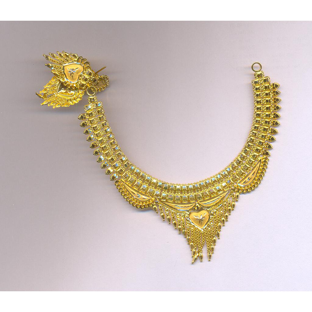 GOLD HALF SET ROUND PLAIN FANCY