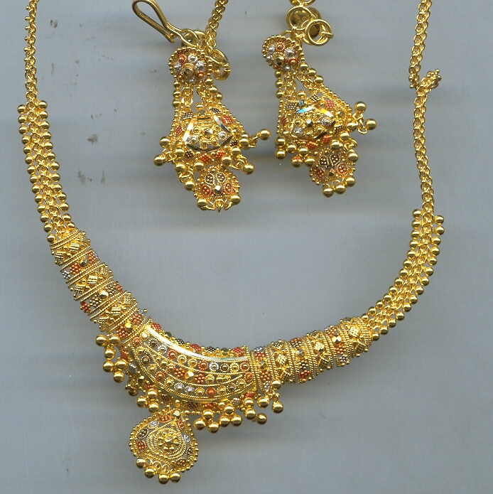 GOLD HALF SET ROUND PLAIN FANCY