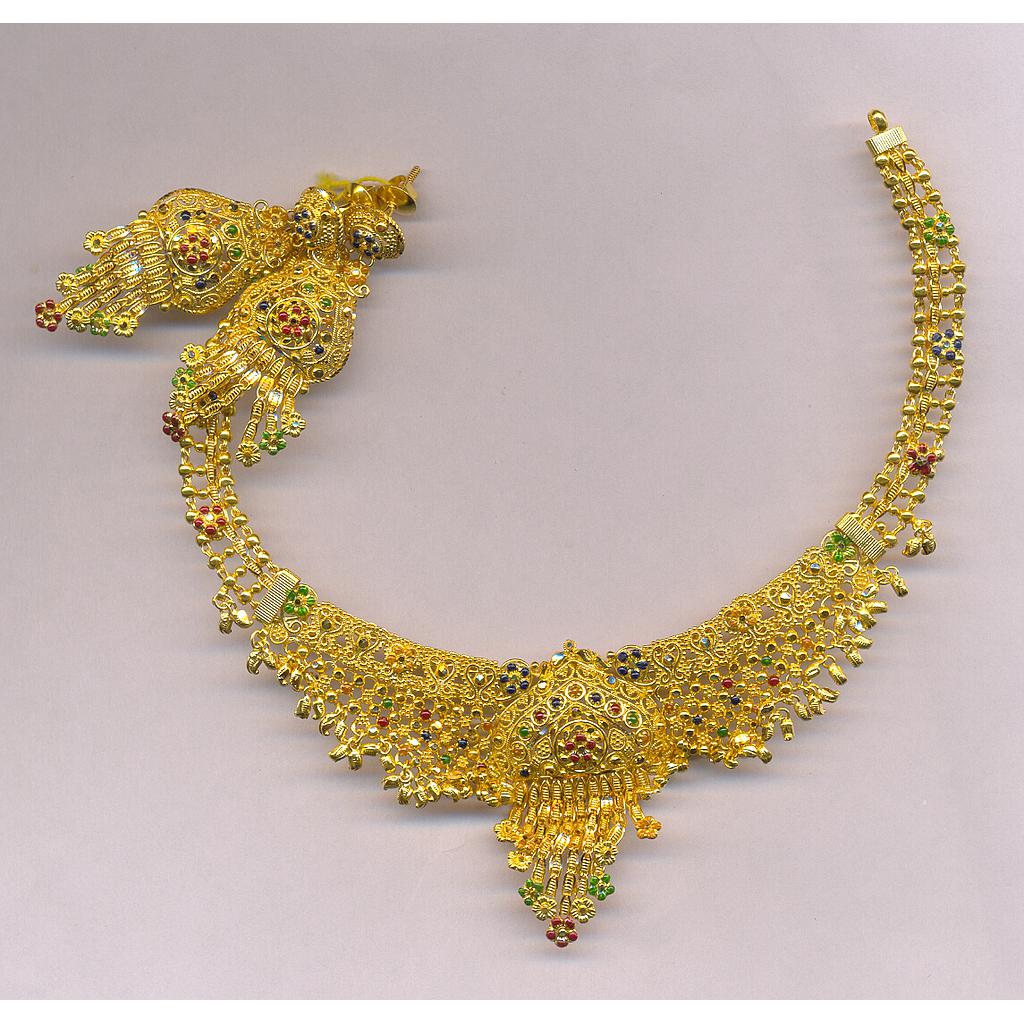 GOLD HALF SET ROUND PLAIN FANCY
