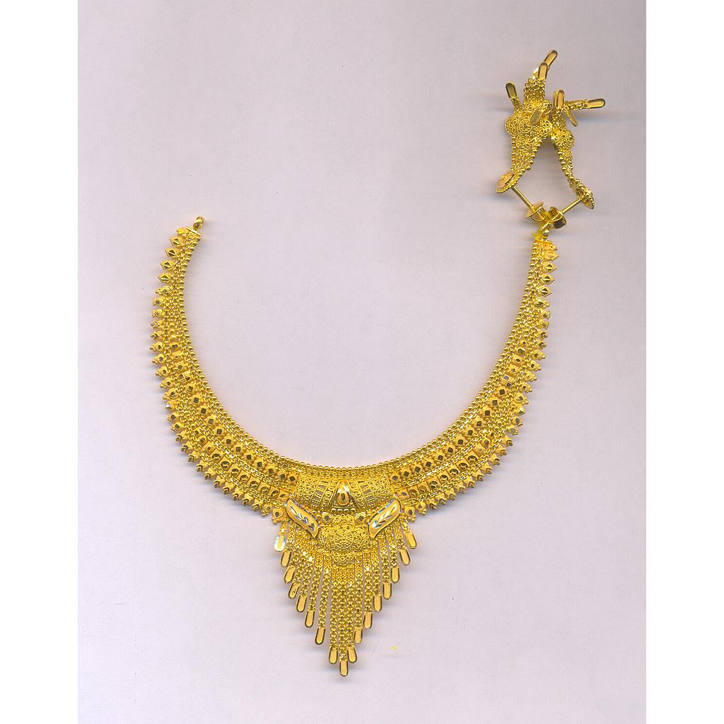 GOLD HALF SET ROUND PLAIN FANCY
