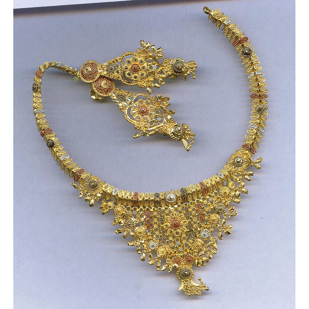 GOLD HALF SET ROUND PLAIN FANCY