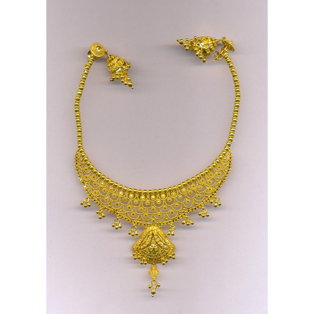 GOLD HALF SET ROUND PLAIN FANCY