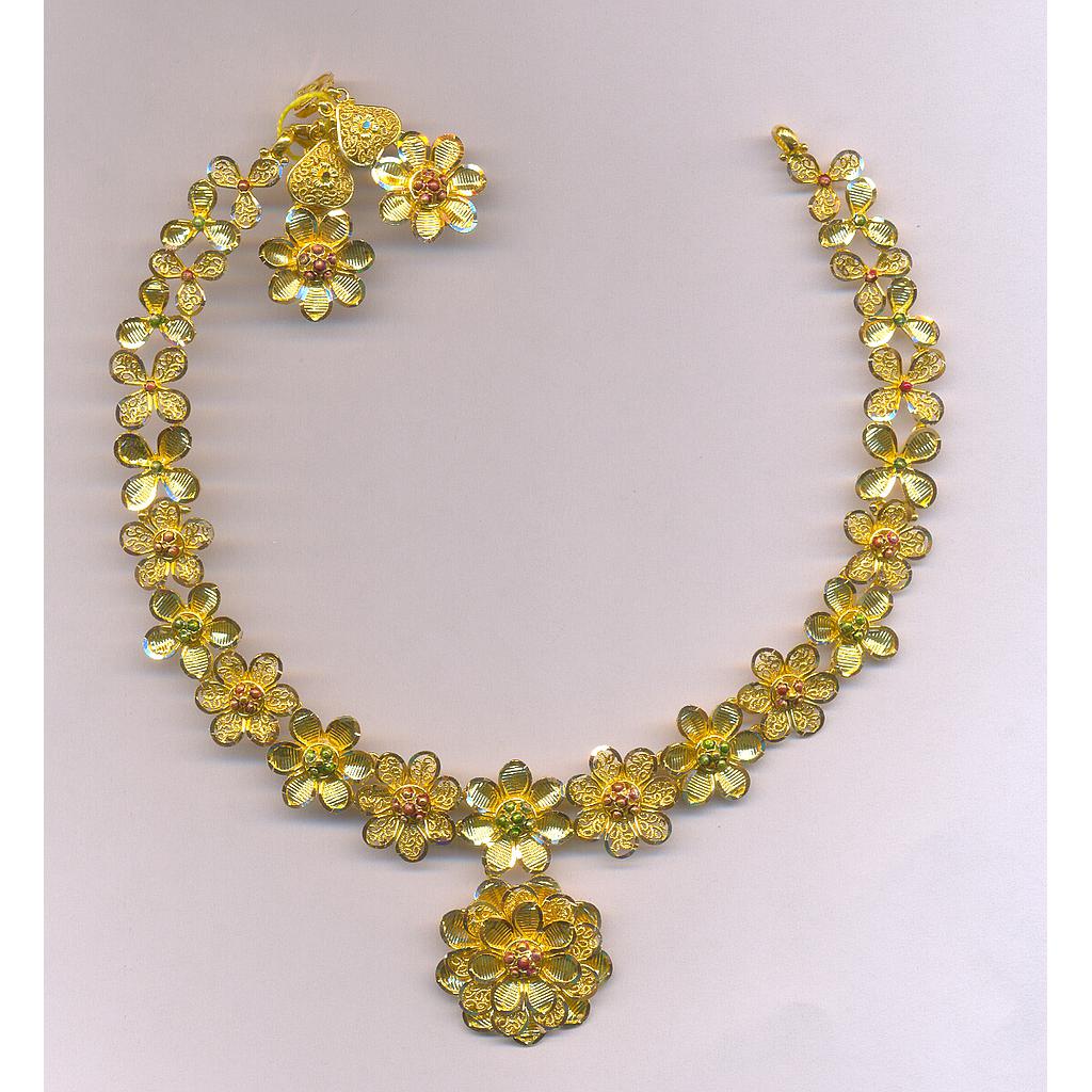 GOLD HALF SET ROUND PLAIN FANCY