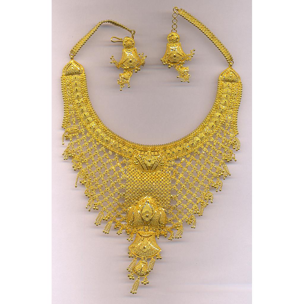 GOLD HALF SET ROUND PLAIN FANCY