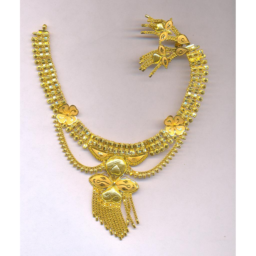 GOLD HALF SET ROUND PLAIN FANCY