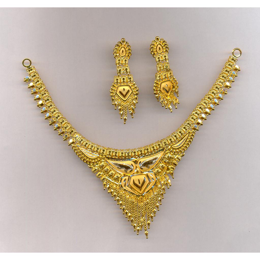 GOLD HALF SET ROUND PLAIN FANCY