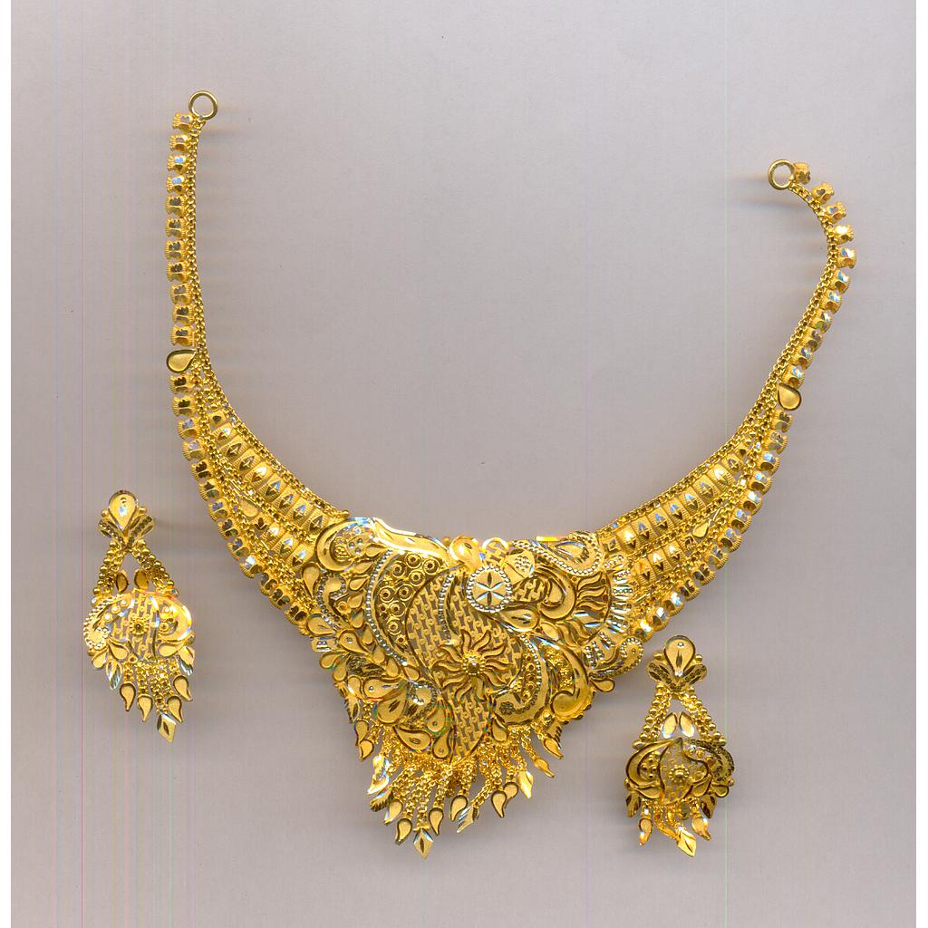 GOLD HALF SET ROUND PLAIN FANCY