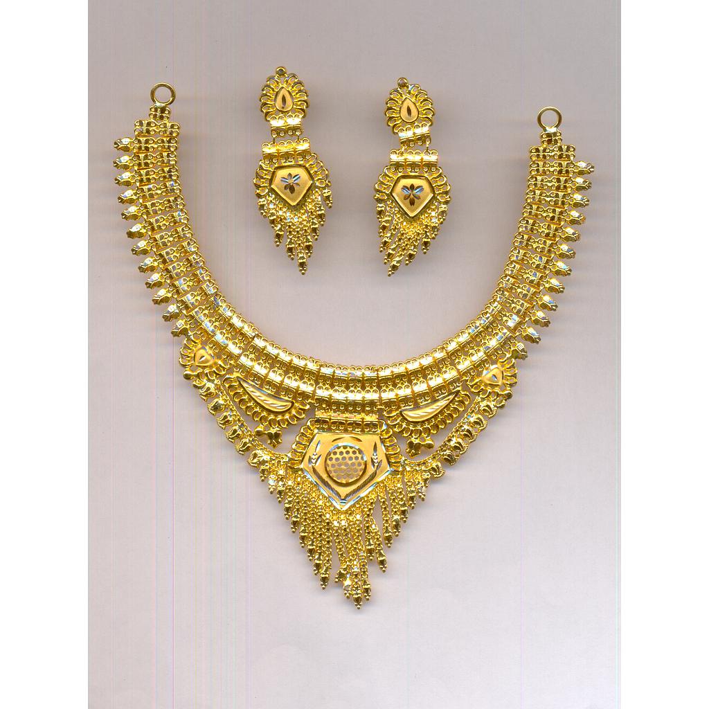 GOLD HALF SET ROUND PLAIN FANCY