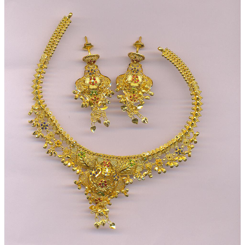 GOLD HALF SET ROUND PLAIN FANCY