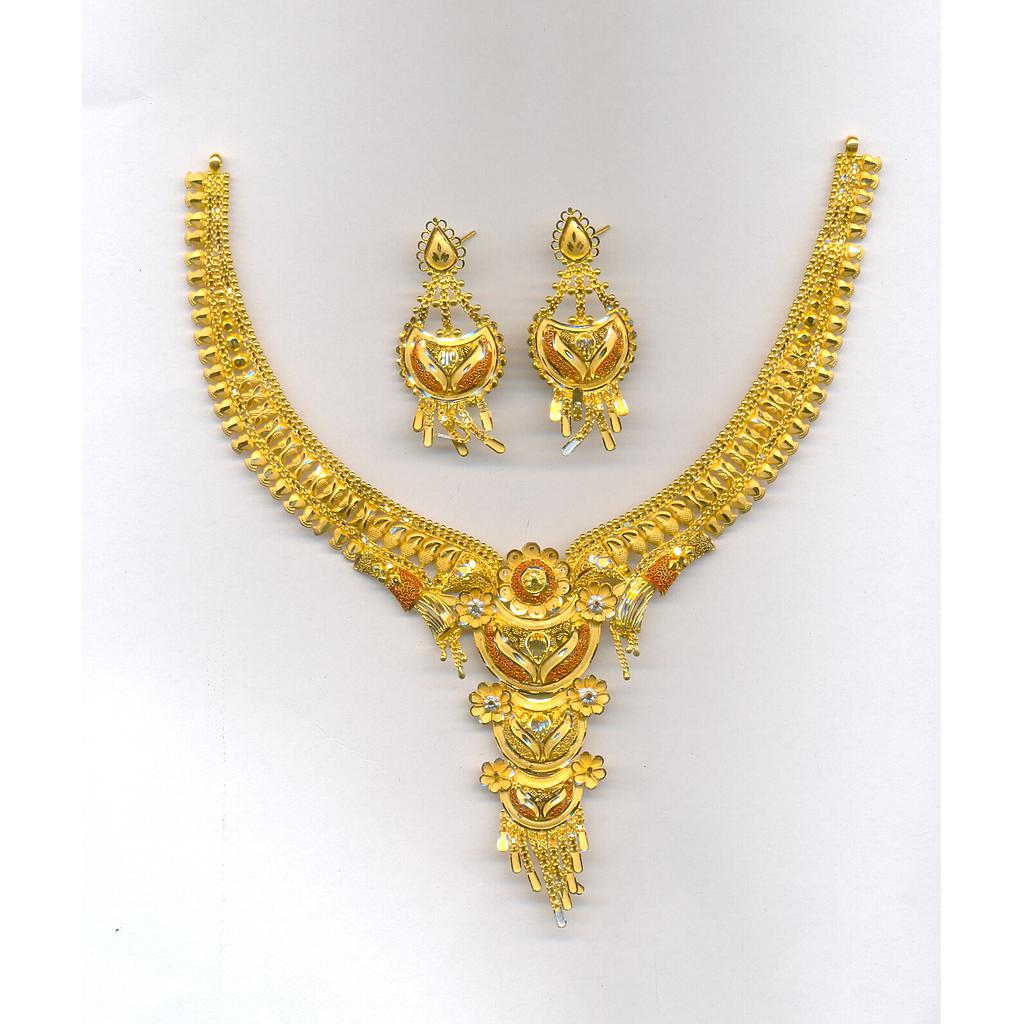 GOLD HALF SET ROUND PLAIN FANCY