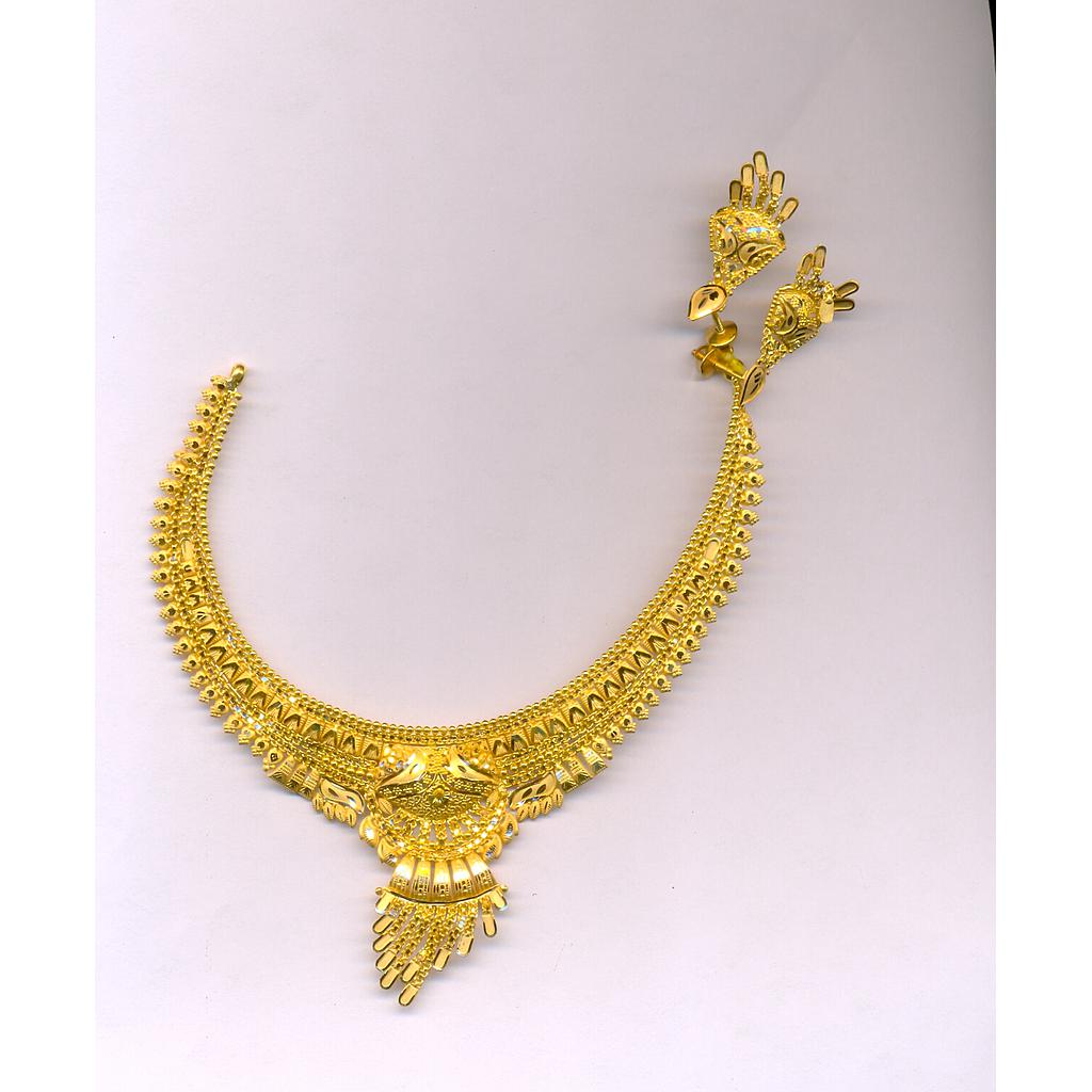 GOLD HALF SET ROUND PLAIN FANCY