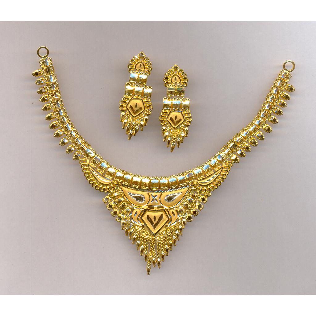 GOLD HALF SET ROUND PLAIN FANCY