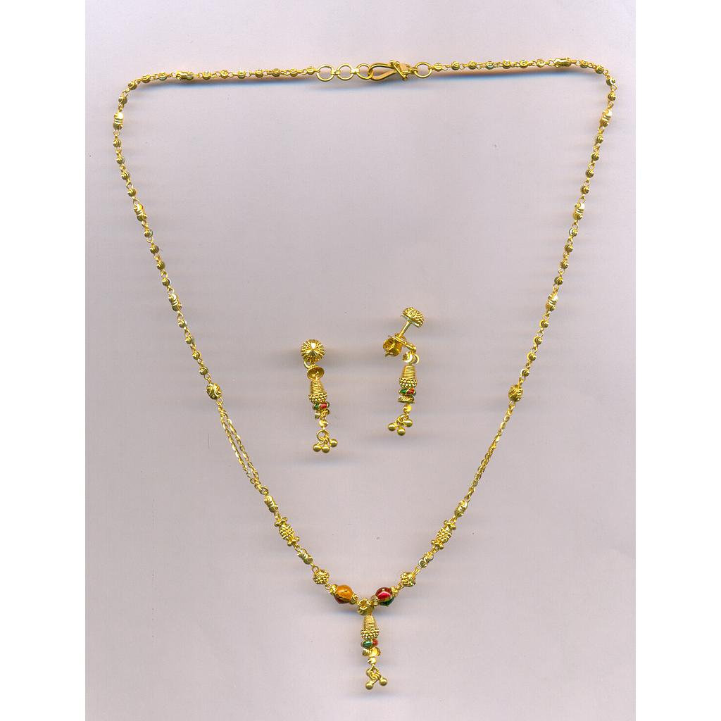 GOLD HALF SET ROUND PLAIN FANCY