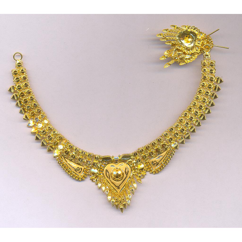 GOLD HALF SET ROUND PLAIN FANCY
