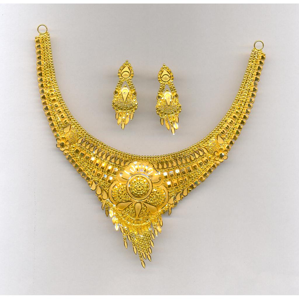 GOLD HALF SET ROUND PLAIN FANCY