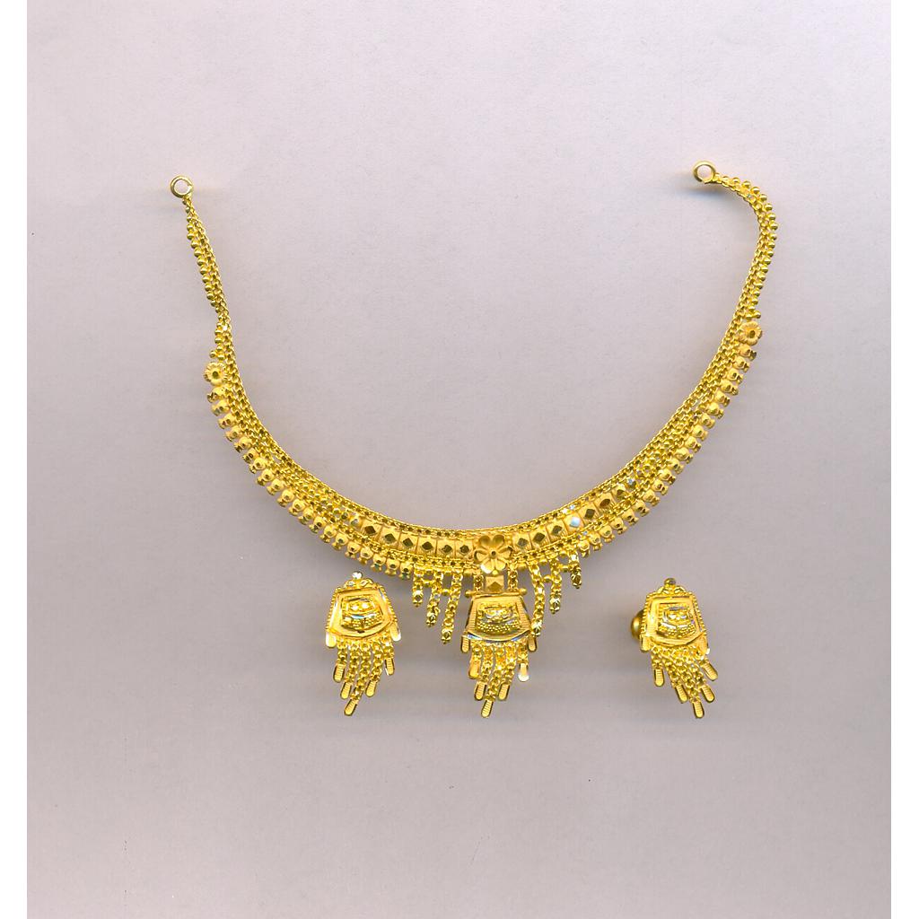 GOLD HALF SET ROUND PLAIN FANCY