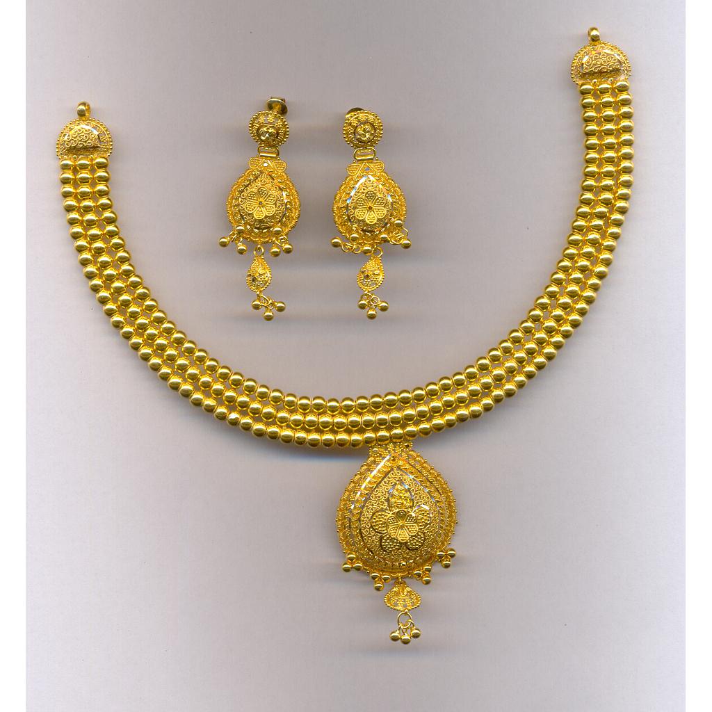 GOLD HALF SET ROUND PLAIN FANCY