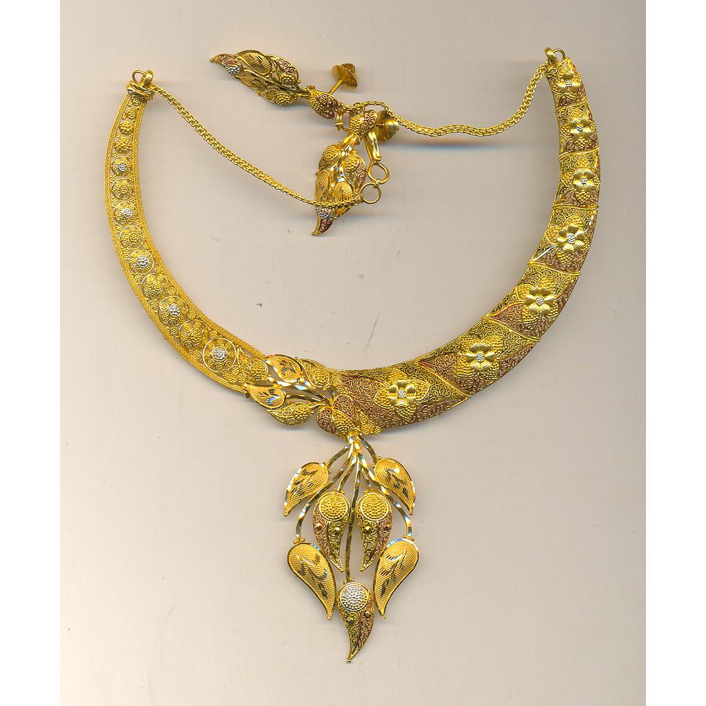 GOLD HALF SET ROUND PLAIN FANCY