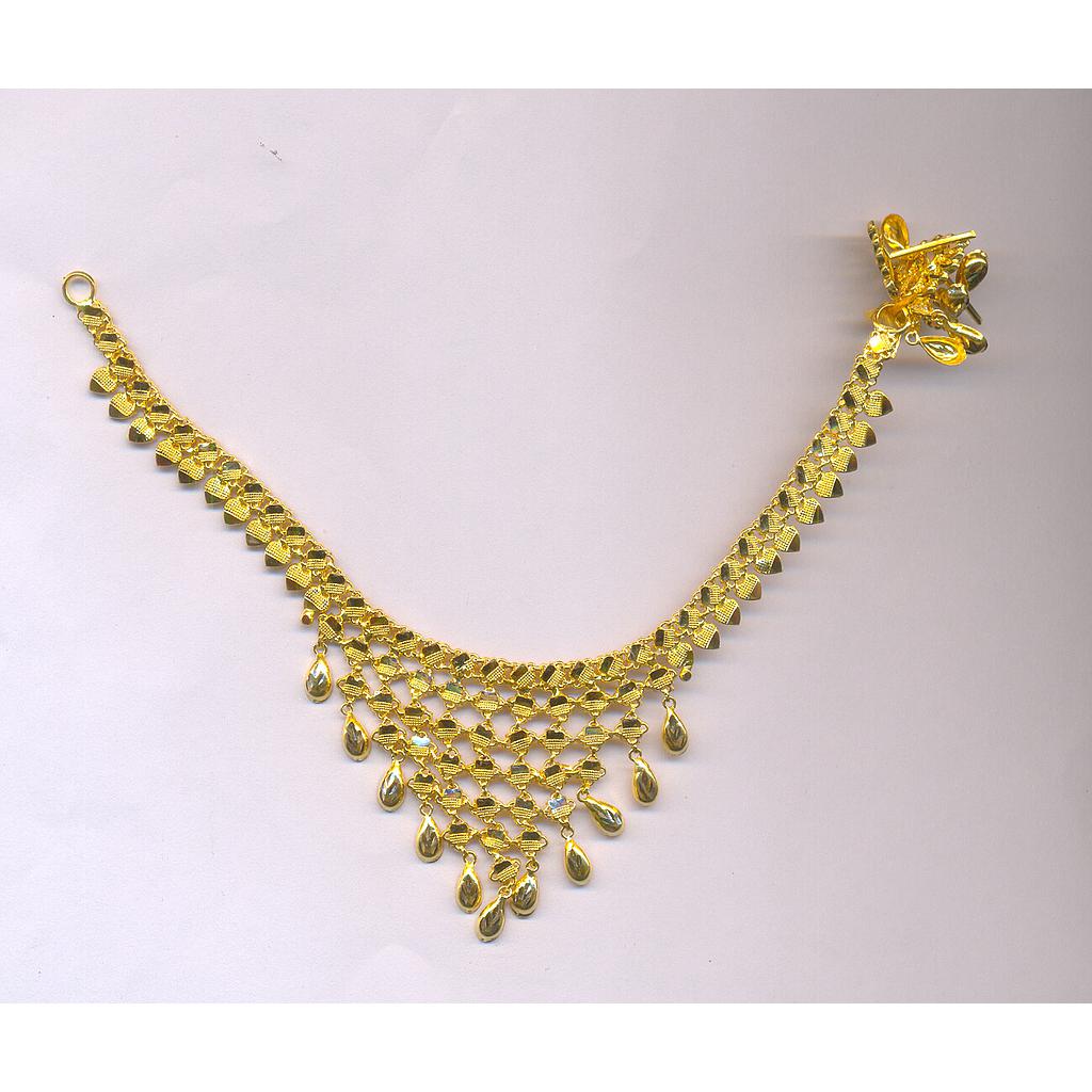 GOLD HALF SET ROUND PLAIN FANCY
