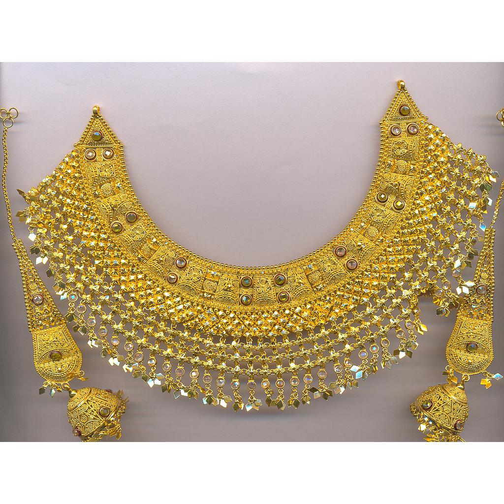 GOLD HALF SET ROUND PLAIN FANCY