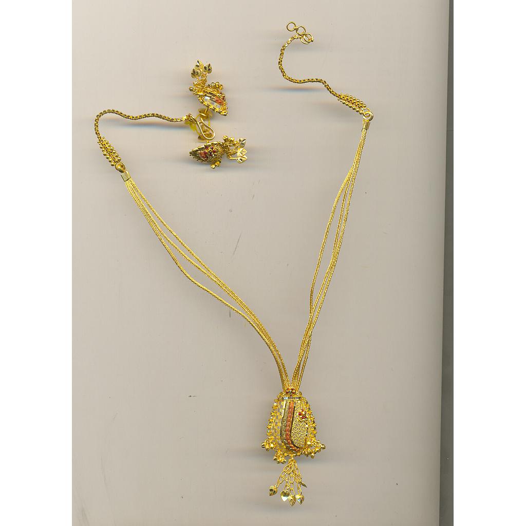 GOLD HALF SET ROUND PLAIN FANCY