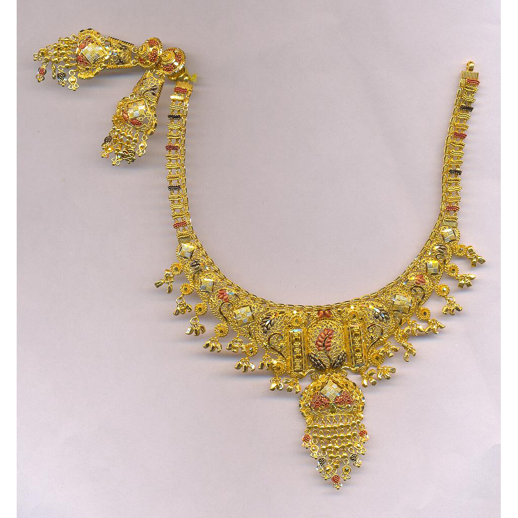 GOLD HALF SET ROUND PLAIN FANCY