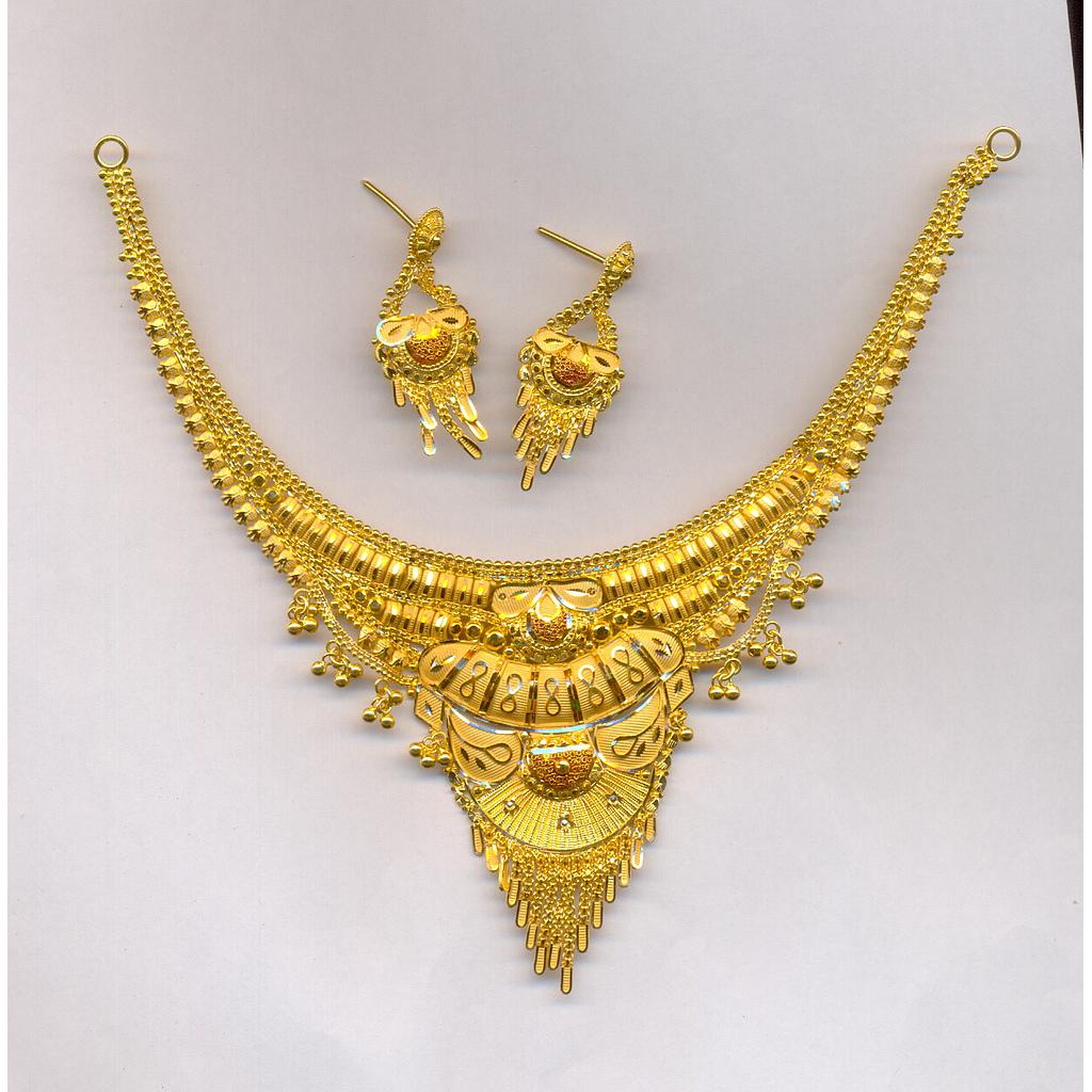 GOLD HALF SET ROUND PLAIN FANCY