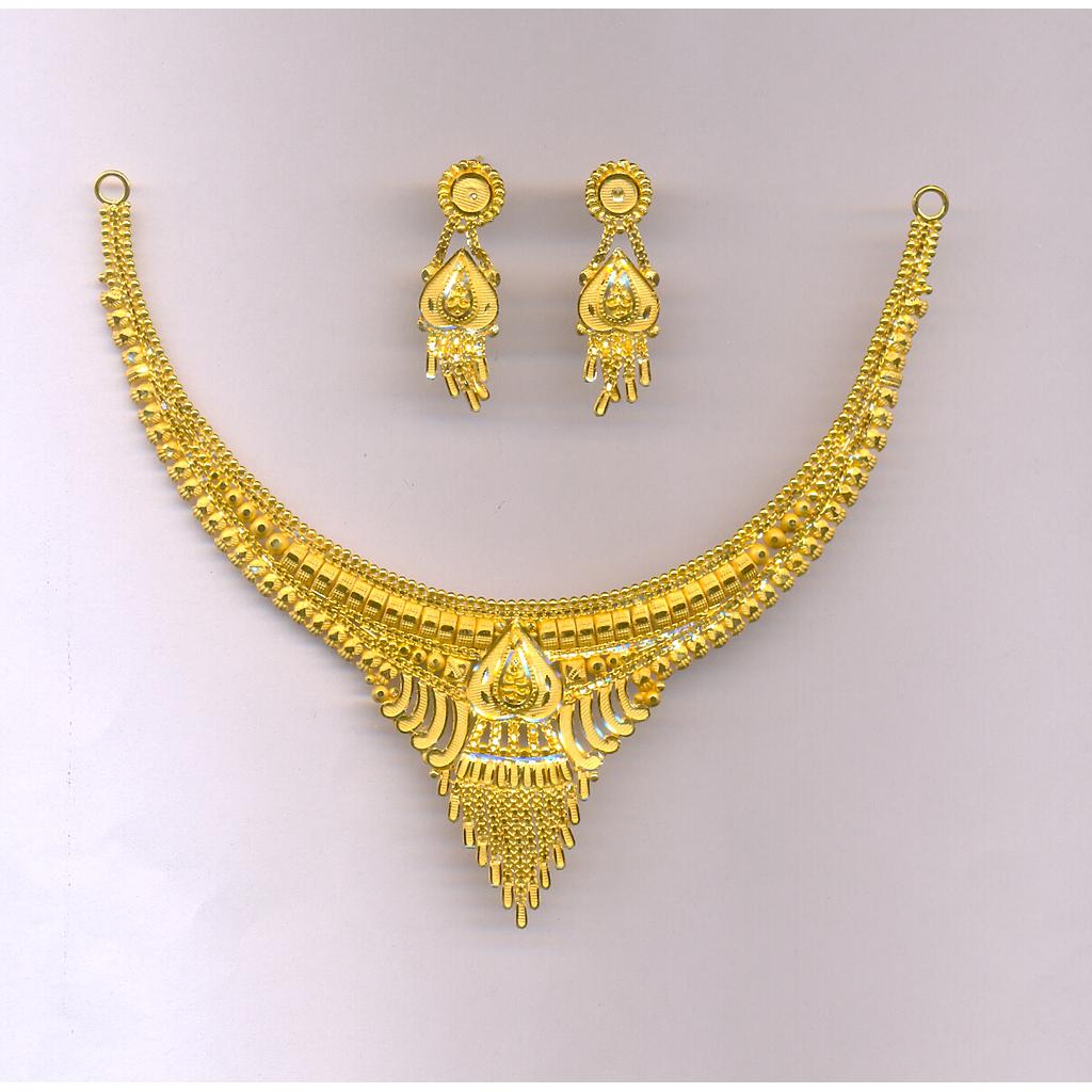 GOLD HALF SET ROUND PLAIN FANCY