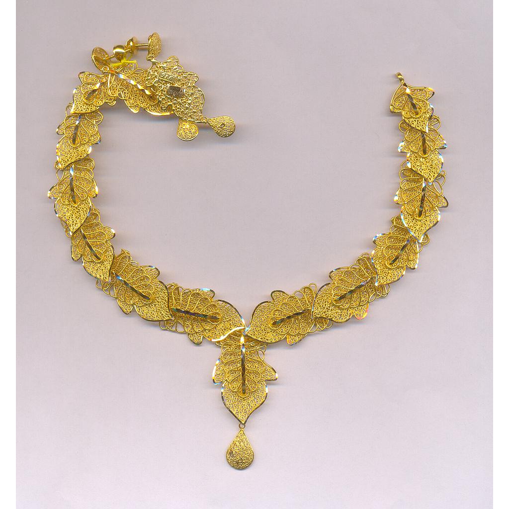 GOLD HALF SET ROUND PLAIN FANCY