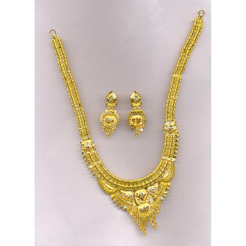 GOLD HALF SET ROUND PLAIN FANCY