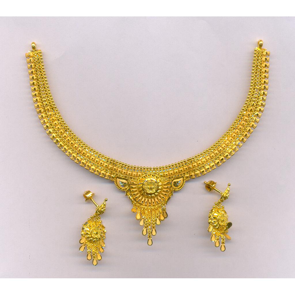 GOLD HALF SET ROUND PLAIN FANCY