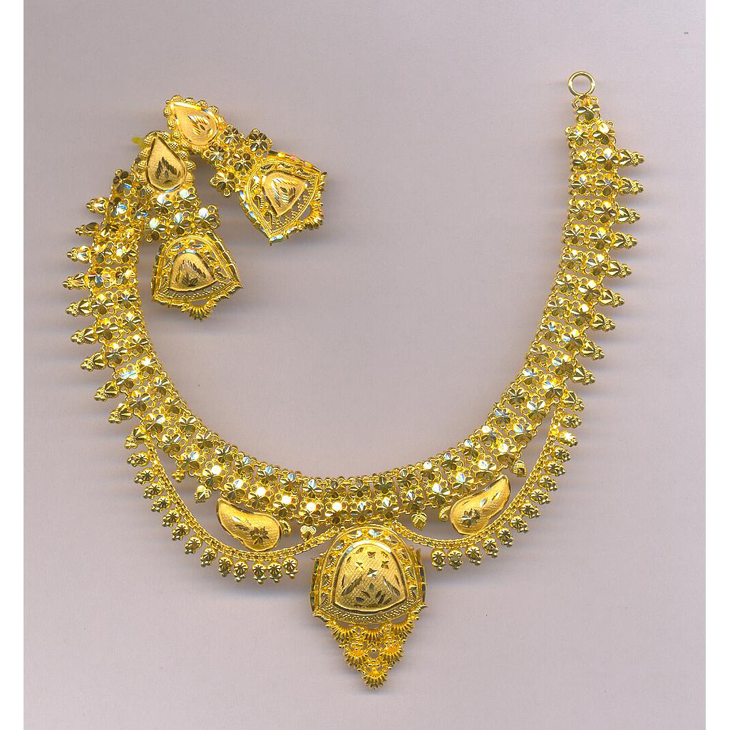 GOLD HALF SET ROUND PLAIN FANCY