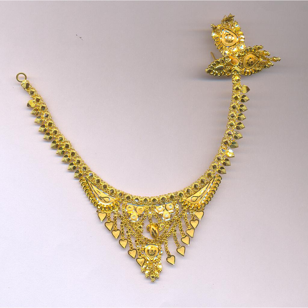 GOLD HALF SET ROUND PLAIN FANCY