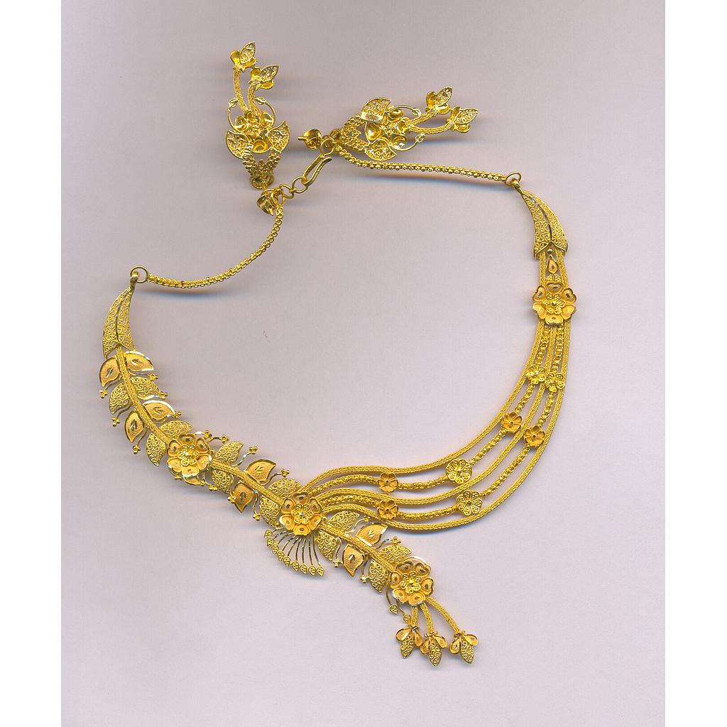 GOLD HALF SET ROUND PLAIN FANCY