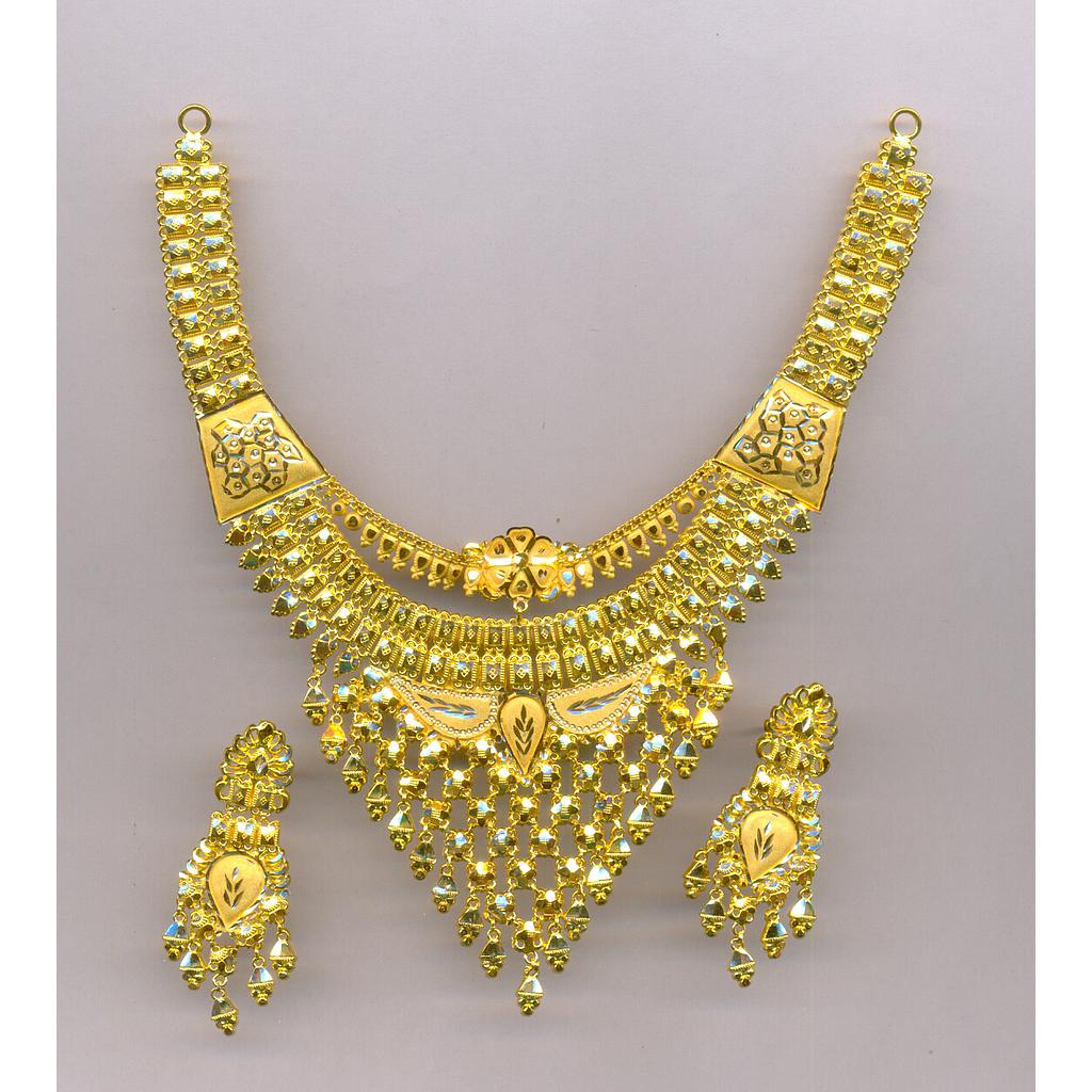 GOLD HALF SET ROUND PLAIN FANCY