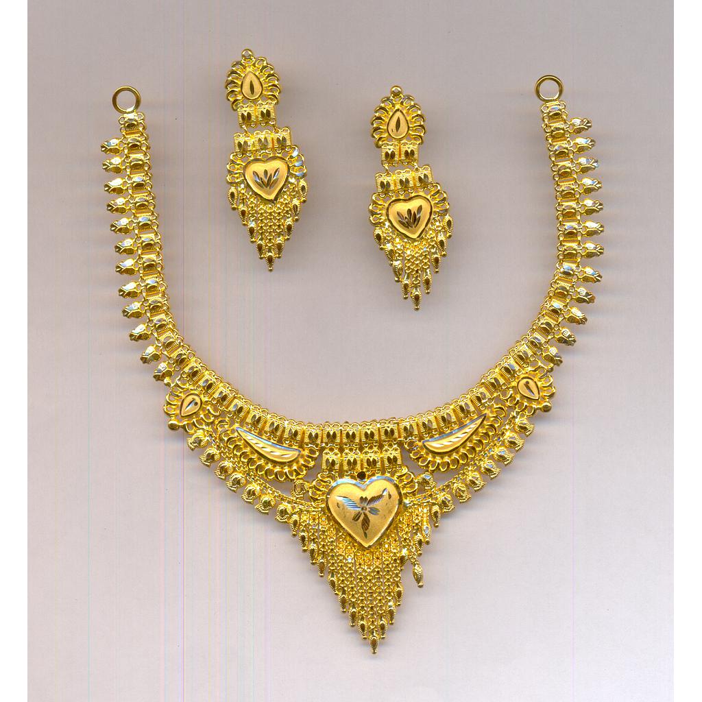 GOLD HALF SET ROUND PLAIN FANCY