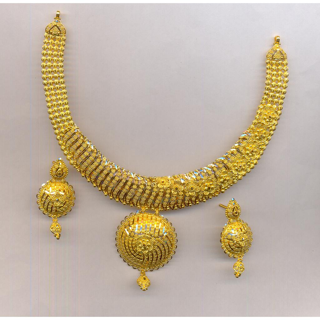 GOLD HALF SET ROUND PLAIN FANCY