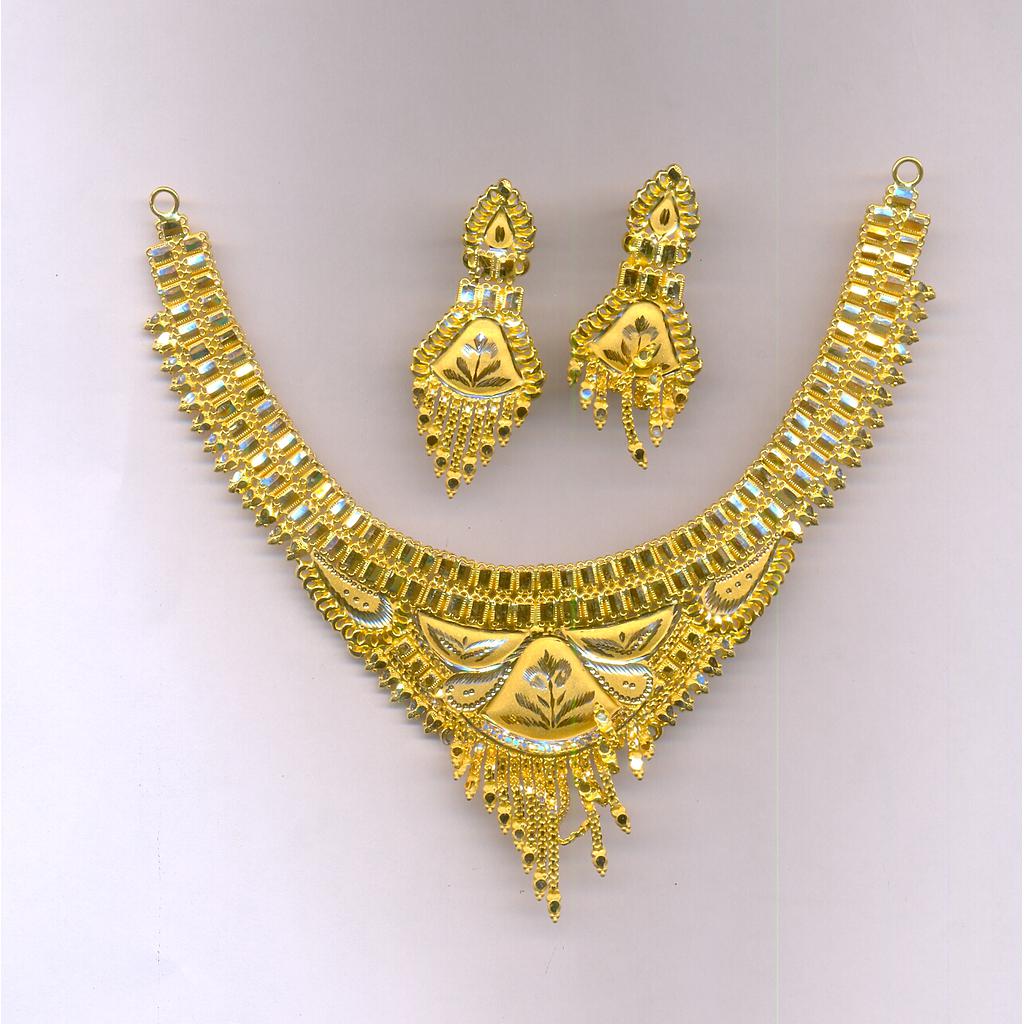 GOLD HALF SET ROUND PLAIN FANCY