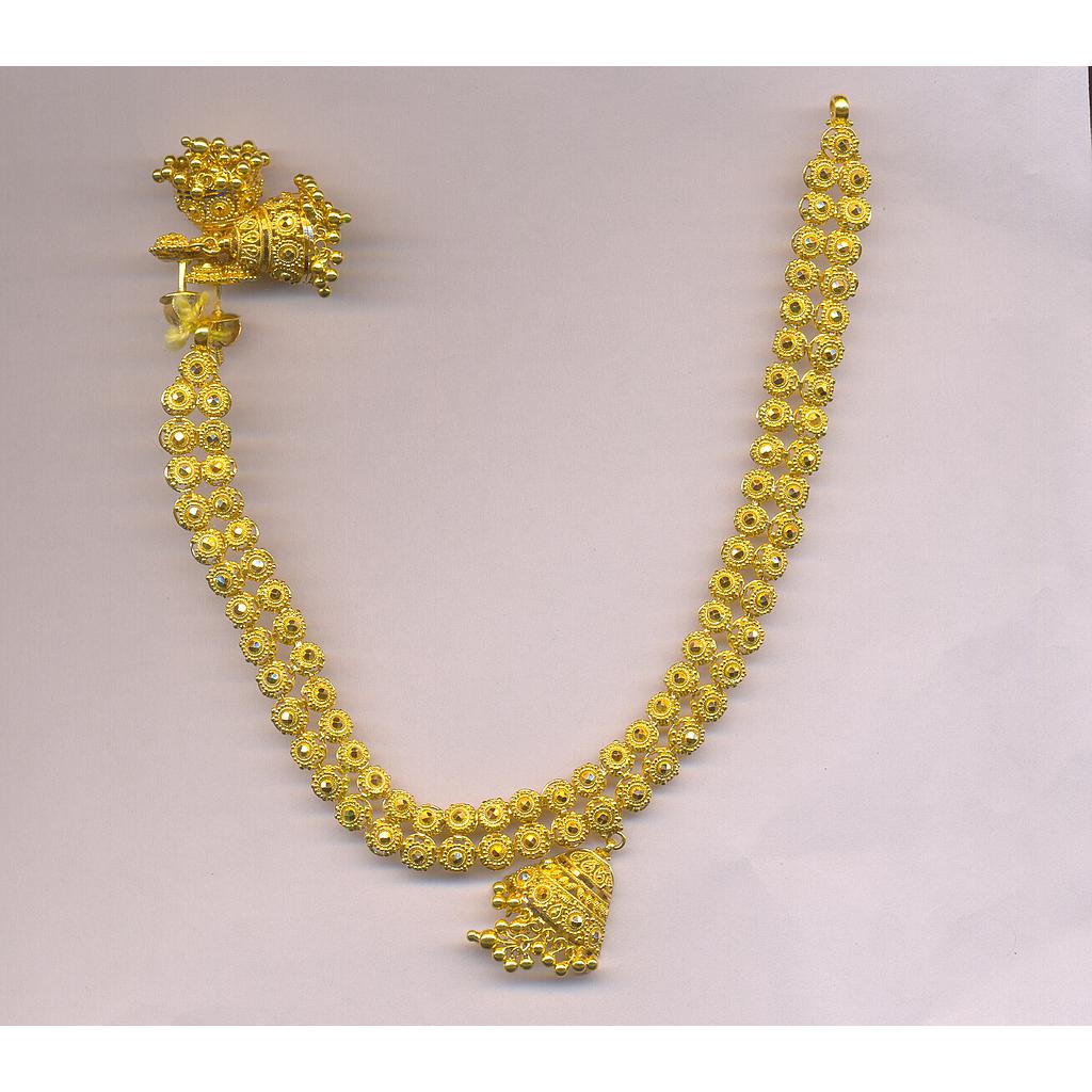 GOLD HALF SET ROUND PLAIN FANCY