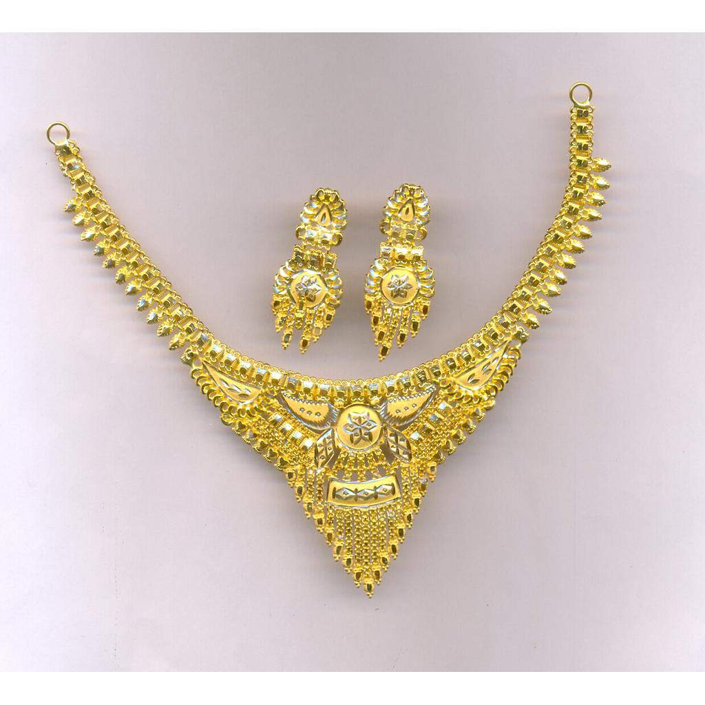 GOLD HALF SET ROUND PLAIN FANCY
