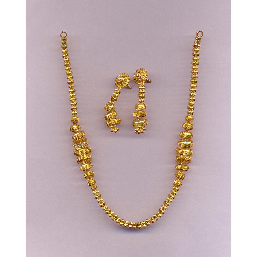 GOLD HALF SET ROUND PLAIN FANCY